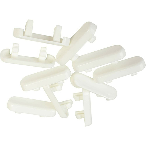 white. Pvc Window Drain Caps Weep Hole Drainage Covers uPvc Double Glazing, comes in : white, brown, tan and black
