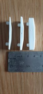 How to measure: cockspur wedges, window pvc aluminium window wedges are thinner at the ends and thicker in the middle. The size relates to the thickest part of the wedge, measure it in the middle of the wedge
