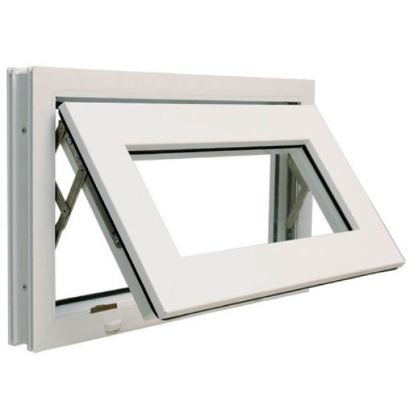 Side hung windows have visible hinges on one side, and a handle on the other. the top hung window handle is located at the bottom of the sash, and it opens outwards and upwards. Normally, up to 90 degree angle to the frame