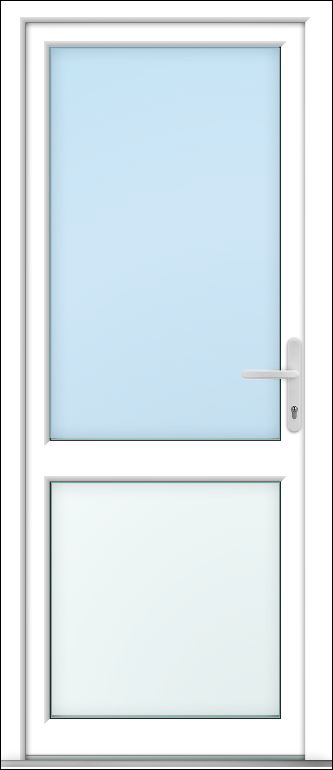 online PVC Back Door designer. Choose a door to get an instant online quote. design and price your PVC door online