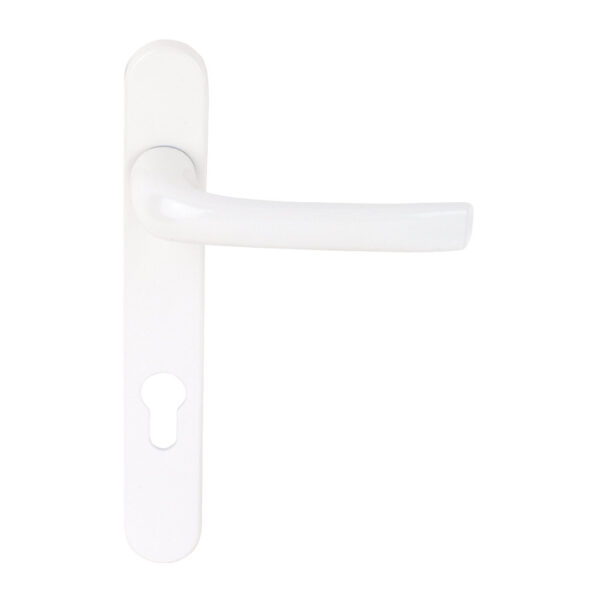 Pro Linea UPVC Door Handles Set Lever/Levpvc door handle, composite door handler White 92pz - 122mm Screw fixings type A white