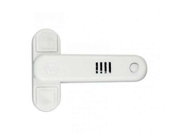 White Supplied with 2 fixing screws, spacers and batteries, the Burglar Avoider is completely wire-free and easy to install within minutes. A practical and affordable deterrent, not only does this product protect your home from burglary but it can also aid in child safety, preventing doors and windows from being opened by young children without permission.