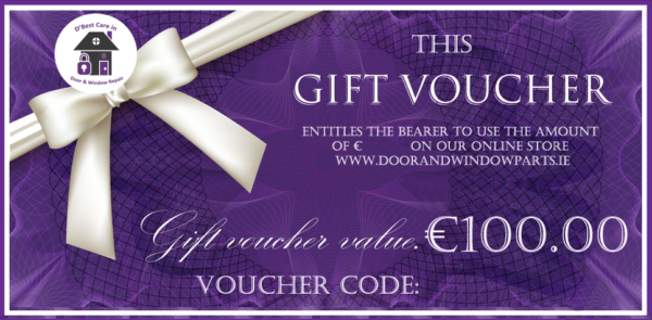Gift Ideas. Christmas Gifts, Birthday Present, Anniversary Present for DIY enthusiast. Looking for the perfect gift for friends, family or colleagues? Give them a DBest Door and window Parts Gift voucher €100.00