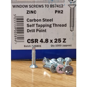 window screws pvc window screws window hinge screws online store delivery near me in ireland 4.8mm x 25mm Self Drilling Countersunk Screws Steel Self Tapping Screws for Metal Sheets Roofing Windows (Pack of 50)